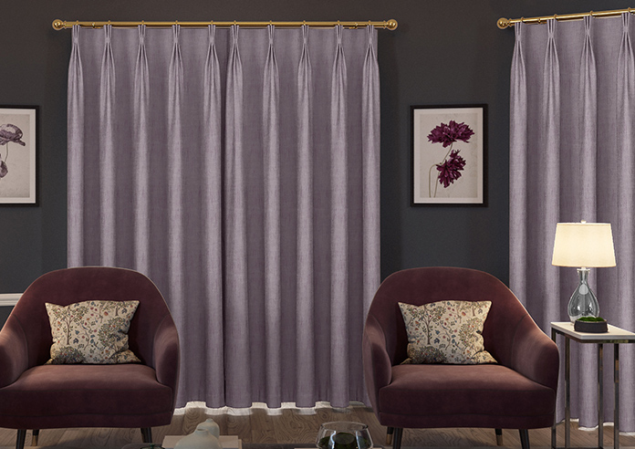 Rhea, Grape - Made to Measure Curtains - Image 7